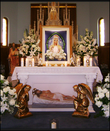Christina Gallagher, Our Lady Queen of Peace, House of Prayer Minnesota, Fr McGinnity